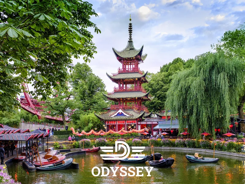 باغهای تیوولی از جاذبه های گردشگری شهر کپنهاگ